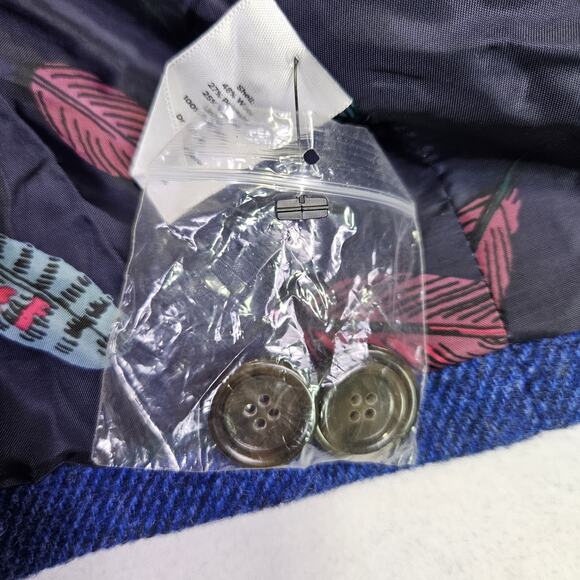 Talbots Tweed Blazer Women 20 Wool Blend Blue Classic Quiet Luxury Plus Size NEW - Picture 12 of 16